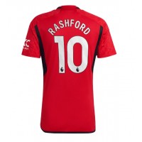 Manchester United Marcus Rashford #10 Fotballklær Hjemmedrakt 2023-24 Kortermet